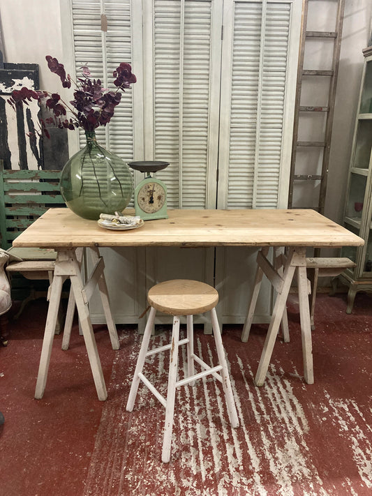 Vintage Trestle Table - Dovetail Vintage Co